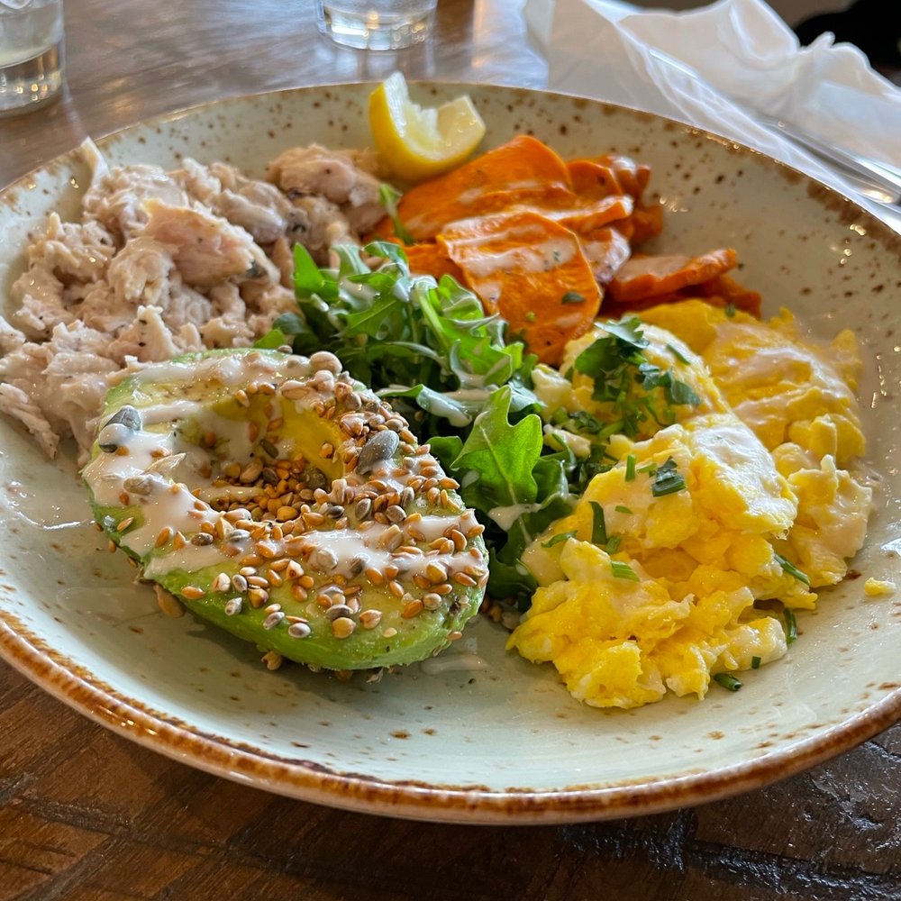 Power bowl of some sort? My husband ordered and said it was delicious! Power bowl of some sort? My husband ordered and said it was delicious!