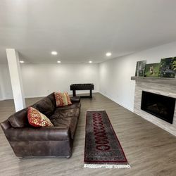 Aspen Green Gasworks - Basement fireplace - After