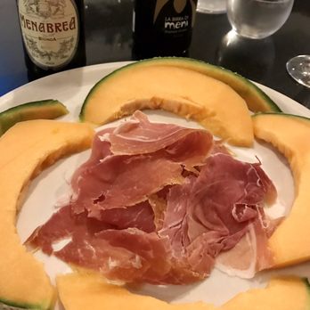Sottocasa Pizzeria - Prosciutto and Melon appetizer special - pass on it, quite bland - Pizza Near Me - Brooklyn, New York