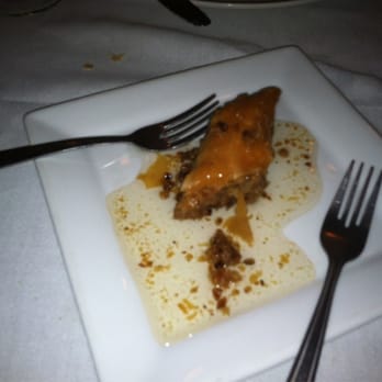 Arber Cafè - Complimentary baklava was brought to our table.  Yum! - Mediterranean Near Me - Saint Louis, Missouri