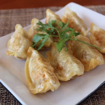 Asian Grill - fried dumplings on a plate - Chinese Near Me - Midlothian, Virginia Asian Grill - fried dumplings on a plate - Chinese Near Me - Midlothian, Virginia