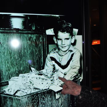 Clifton's Republic - Lots of old artifacts, like this picture of my Uncle - no joke, that is my uncle! - Bars Near Me - Los Angeles, California