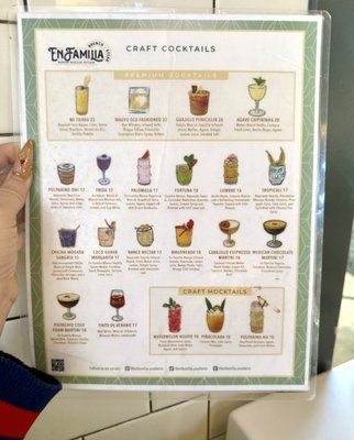 Menu photo 1 En Familia Anaheim, CA