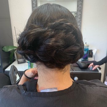 Tampa's Beauty Lounge - Classy but messy bun updo. - Hair Salons Near Me - Tampa, Florida Tampa's Beauty Lounge - Classy but messy bun updo. - Hair Salons Near Me - Tampa, Florida