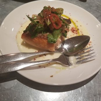 Mediterranean Exploration - Seared king salmon. - Mediterranean Near Me - Portland, Oregon
