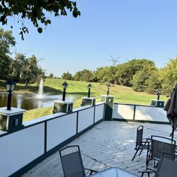 Harmony 2 - Serene patio with beautiful view of the ponds, water fountains and golf course.