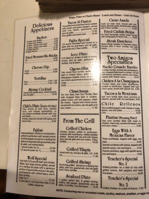 Menu photo 3 Two Amigos Mexican Restaurant West, TX Menu photo 3 Two Amigos Mexican Restaurant West, TX