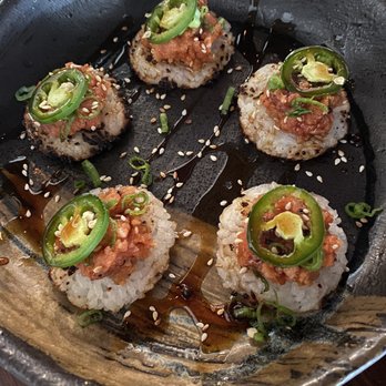 Sushi Rock - Spicy Tuna Rice Cake - Japanese Near Me - Dallas, Texas