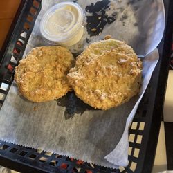 Shirley's Restaurant - Fried green tomatoes, nice and crunchy, not soggy.