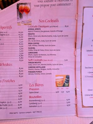 Menu photo 2 Le Chalet Saint-Michel Paris, 75 Menu photo 2 Le Chalet Saint-Michel Paris, 75