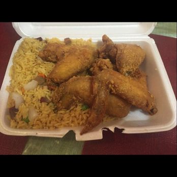 Di Di Restaurant - Pork fried rice and 4 chicken wings... Tasty - Chinese Near Me - Brooklyn, New York