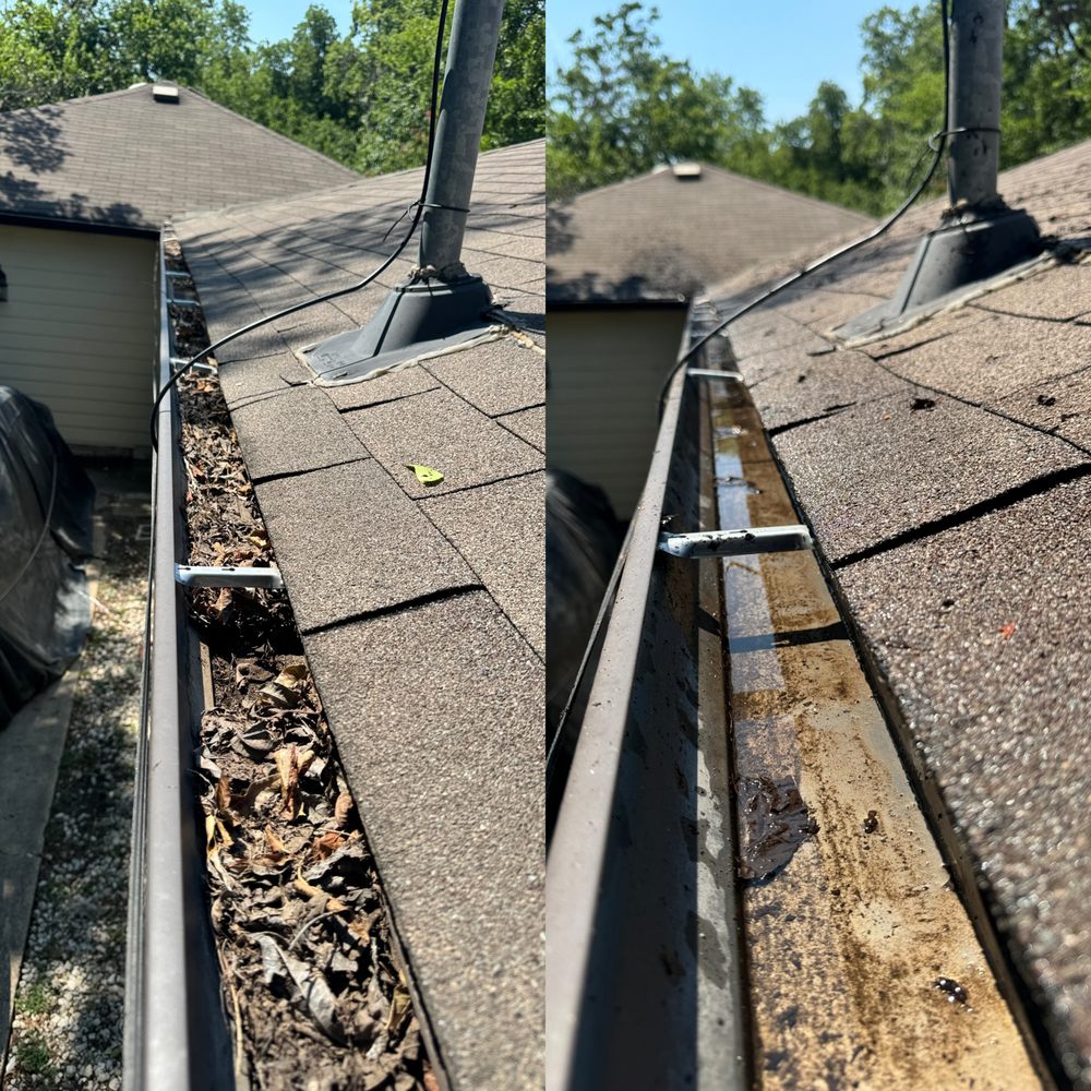 Slide of Green Blast Solutions pressure washing