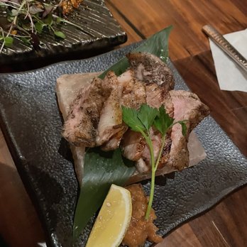 EBESU Robata & Sushi - Kurobuta Pork Jowl - Sushi Bars Near Me - Plano, Texas EBESU Robata & Sushi - Kurobuta Pork Jowl - Sushi Bars Near Me - Plano, Texas