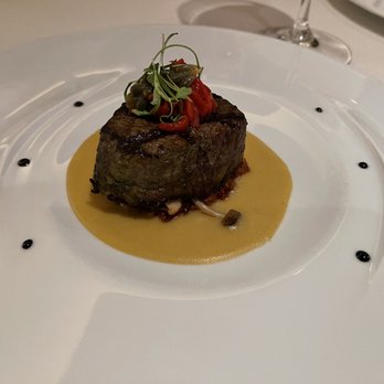 Kai - The signature dish: bison. The dark dots are a cactus reduction - New American Near Me - Phoenix, Arizona Kai - The signature dish: bison. The dark dots are a cactus reduction - New American Near Me - Phoenix, Arizona