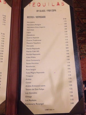 Menu photo 3 Las Ventanas Bar Cancún, ROO