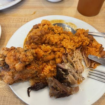 Casa Adela - Pernil with yellow rice and pinto beans !! - Latin American Near Me - New York, New York Casa Adela - Pernil with yellow rice and pinto beans !! - Latin American Near Me - New York, New York