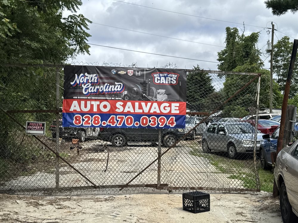 North Carolina Auto Salvage