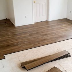 MAS Construction - Installation of AtroGuard Calypso Waterproof Laminate Available at Windsor Plywood in Kennewick.
