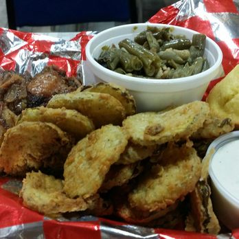 Sweet 'N Saucy - Green beans & gried pickles and burnt ends - Barbeque Near Me - Fairfield, Iowa Sweet 'N Saucy - Green beans & gried pickles and burnt ends - Barbeque Near Me - Fairfield, Iowa