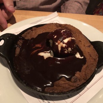Seed Kitchen & Bar - Chocolate Chunk Skillet Cookie. Mmmmm so yum! - American Near Me - Marietta, Georgia Seed Kitchen & Bar - Chocolate Chunk Skillet Cookie. Mmmmm so yum! - American Near Me - Marietta, Georgia