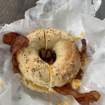 Dj's Bagel Cafe - Egg, Cheese & Bacon Breakfast Bagel - Bagels Near Me - Fountain Hills, Arizona Dj's Bagel Cafe - Egg, Cheese & Bacon Breakfast Bagel - Bagels Near Me - Fountain Hills, Arizona