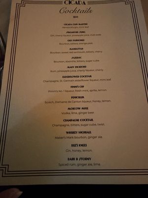 Menu photo 4 Cicada Restaurant and Lounge Los Angeles, CA Menu photo 4 Cicada Restaurant and Lounge Los Angeles, CA
