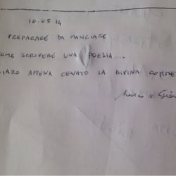 Trattoria dell'amicizia - Una dedica molto speciale.....