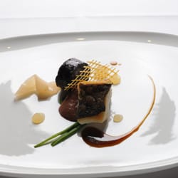Amtskeller - Waller mit Hällischer Schwarzwurst und Birne