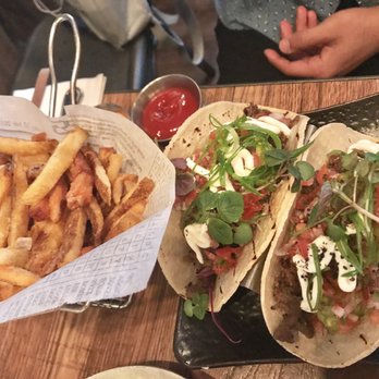 Barn Joo 35 - Bulgogi tacos with truffle fries - Korean Near Me - New York, New York