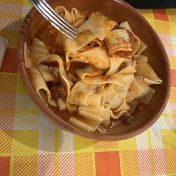 The Tower House - Wine & Sandwiches - Pappardelle al cinghiale €10 - Coffee & Tea Near Me - Pisa, PI