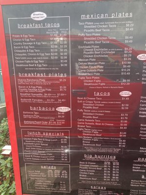 Menu photo 1 Chacho's San Antonio, TX