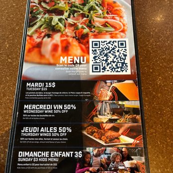 La Cage - menu - Diners Near Me - Quebec City, Quebec La Cage - menu - Diners Near Me - Quebec City, Quebec