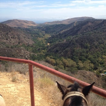 Circle Bar B Stables - Stunning View at the top of the mountain - worth the ride! - Horseback Riding Near Me - Santa Barbara, California