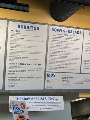 Menu photo 1 Rubio's Coastal Grill Chula Vista, CA Menu photo 1 Rubio's Coastal Grill Chula Vista, CA