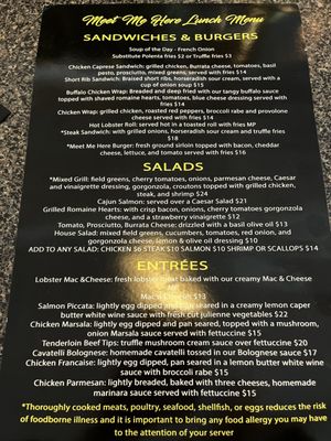 Menu photo 5 Meet Me Here Middlebury, CT
