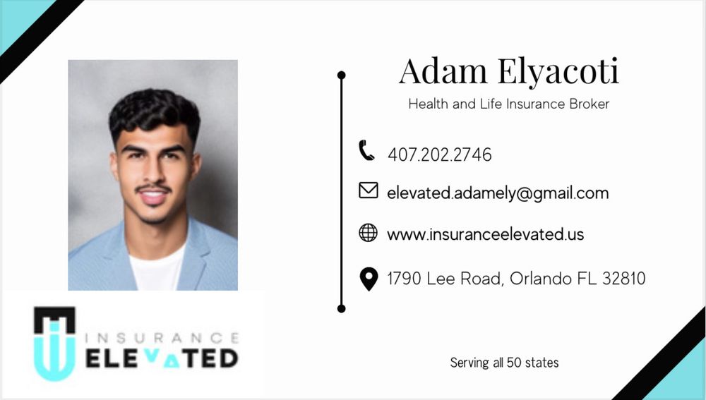 ADAM ELYACOTI INSURANCE ELEVATED Updated September 2024 1790 Lee