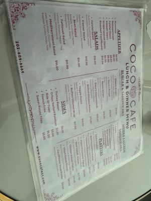 Menu photo 1 Coco Cafe Stamford, CT