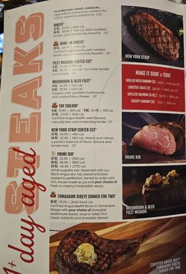 Menu photo 2 Black Angus Steakhouse San Jose, CA Menu photo 2 Black Angus Steakhouse San Jose, CA