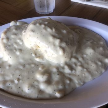 Janet's Cafe and Deli - 1/2 order of sausage gravy and biscuits...it's huge! - New American Near Me - Santee, California Janet's Cafe and Deli - 1/2 order of sausage gravy and biscuits...it's huge! - New American Near Me - Santee, California