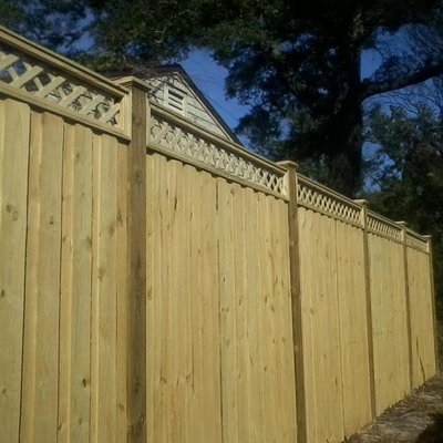 Wood Fences - We specialize in all fencing including wood fences.