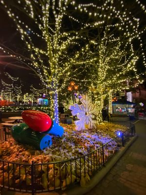 Photo of Canada's Wonderland - Vaughan, ON, CA. Canada's Wonderland - the International Street has once again been transformed into a festival of lights