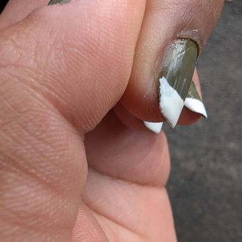 Somerset Nails & Spa - Nail polish doesn't touch the edge of the nail; you can see the French caked on - Nail Salons Near Me - Somerset, New Jersey Somerset Nails & Spa - Nail polish doesn't touch the edge of the nail; you can see the French caked on - Nail Salons Near Me - Somerset, New Jersey