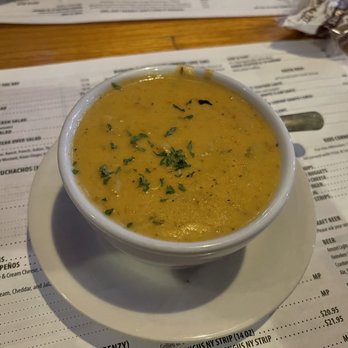 Sam the Clam's Pub & Grub - Caribbean chowder. - Seafood Near Me - Plantsville, Connecticut Sam the Clam's Pub & Grub - Caribbean chowder. - Seafood Near Me - Plantsville, Connecticut