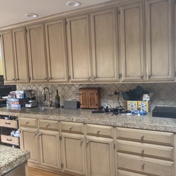 Finishes Unlimited - The original kitchen cupboards..... - Painters Near Me - Campbell, California