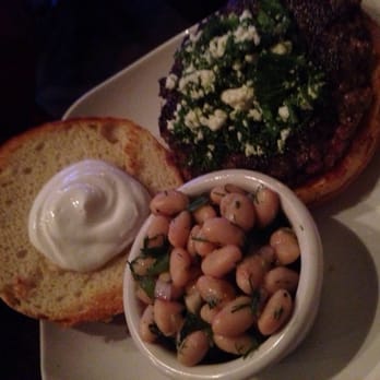 Republica - The lamb burger with the bean salad - worth getting on its own it was light and tangy and deliciously tasty. - Gastropubs Near Me - Berkley, Michigan
