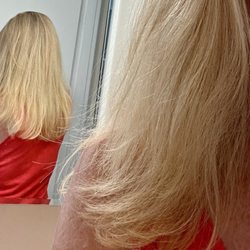 Spa Hollywood - Frizzed, choppy, can't hold my hairstyle, and color faded. Time to add color myself. Oh No!