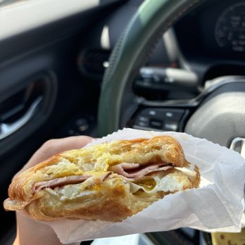 Coffeecito House - Ham, Egg, and Cheese Croissant - Coffee & Tea Near Me - Riverside, California Coffeecito House - Ham, Egg, and Cheese Croissant - Coffee & Tea Near Me - Riverside, California