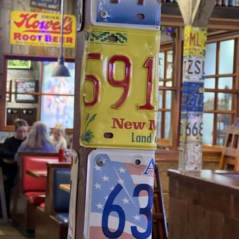 Bubba Gump Shrimp - We got representation at Bubba Gumps NM plate - Seafood Near Me - Long Beach, California