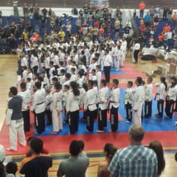 Independence High School - Taekwondo tournament opening ceremony.