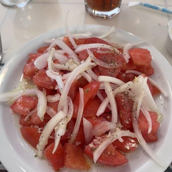 The Columbia - Tomato salad, the flavor is great, definitely marinated and soaked in it greatness! Their 1905 salad is also exceptional:) - Spanish Near Me - St Augustine, Florida